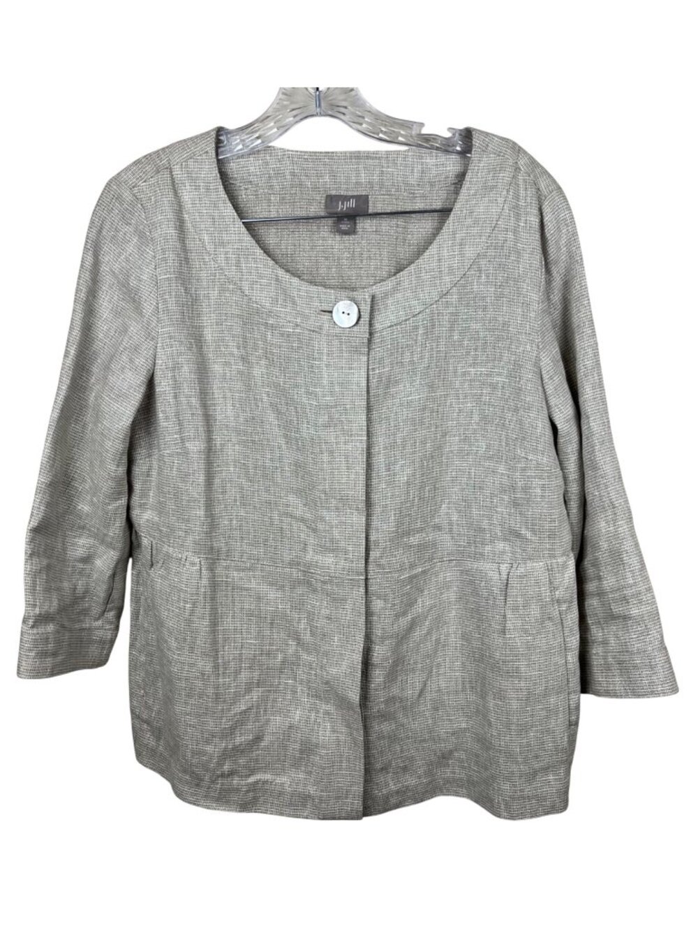 J Jill Blazer Blouse Peplum